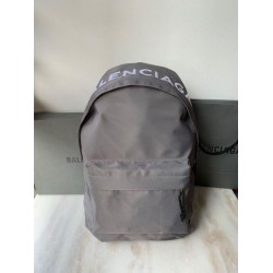 Replica Zaino Ruota Balenciaga Nylon Grigio
