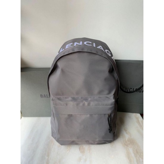 Replica Zaino Ruota Balenciaga Nylon Grigio
