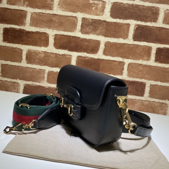Replica Horsebit 1955 Mini Borsa 658574 Nera