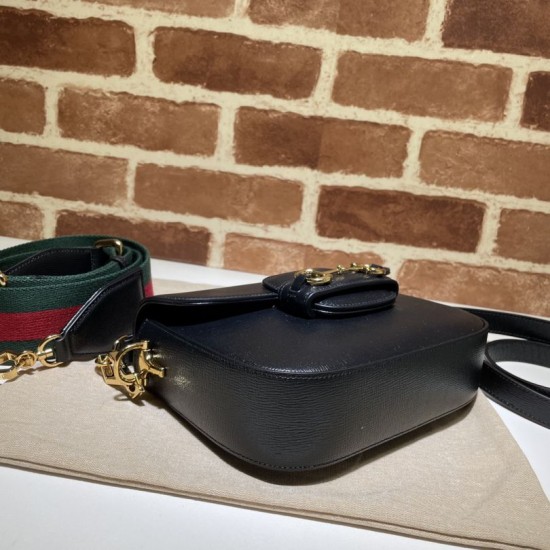 Replica Horsebit 1955 Mini Borsa 658574 Nera