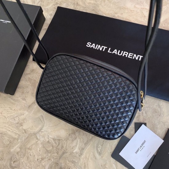 Replica Borsa fotografica YSL Saint Laurent Victoire nera Replica Borsa fotografica YSL Saint Laurent Victoire nera