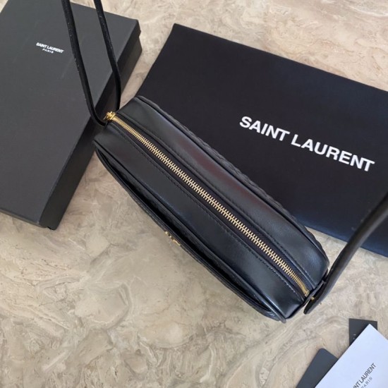 Replica Borsa fotografica YSL Saint Laurent Victoire nera Replica Borsa fotografica YSL Saint Laurent Victoire nera
