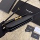 Replica Borsa a tracolla YSL Saint Laurent Le Maillon nera