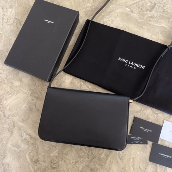 Replica Borsa a tracolla YSL Saint Laurent Le Maillon nera