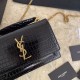 Replica Borsa YSL piccola in coccodrillo nero oro Replica Borsa YSL piccola in coccodrillo nero oro
