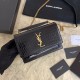 Replica Borsa YSL piccola in coccodrillo nero oro Replica Borsa YSL piccola in coccodrillo nero oro