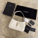Replica Borsa hobo YSL Saint Laurent Bianco