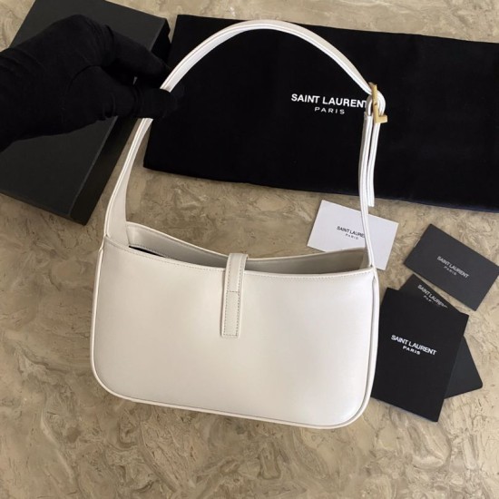 Replica Borsa hobo YSL Saint Laurent Bianco