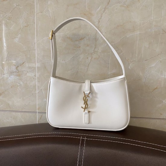 Replica Borsa hobo YSL Saint Laurent Bianco