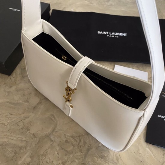 Replica Borsa hobo YSL Saint Laurent Bianco