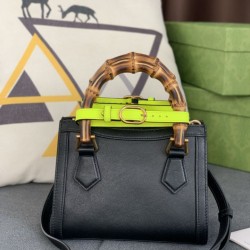 Replica Diana Mini Tote Bag ‎655661 Nero