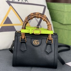 Replica Diana Mini Tote Bag ‎655661 Nero