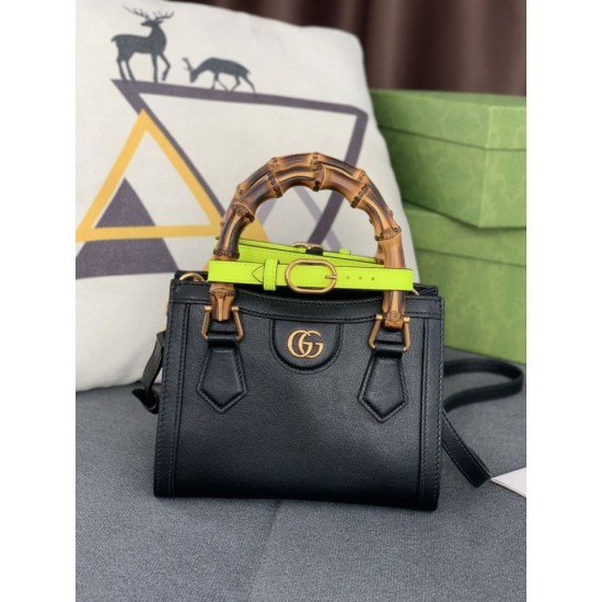 Replica Diana Mini Tote Bag ‎655661 Nero