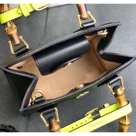 Replica Diana Mini Tote Bag ‎655661 Nero