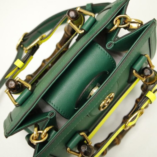 Replica Diana Mini Tote Bag ‎655661 Verde