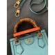 Replica Borsa Diana Mini Tote ‎655661 Azzurro