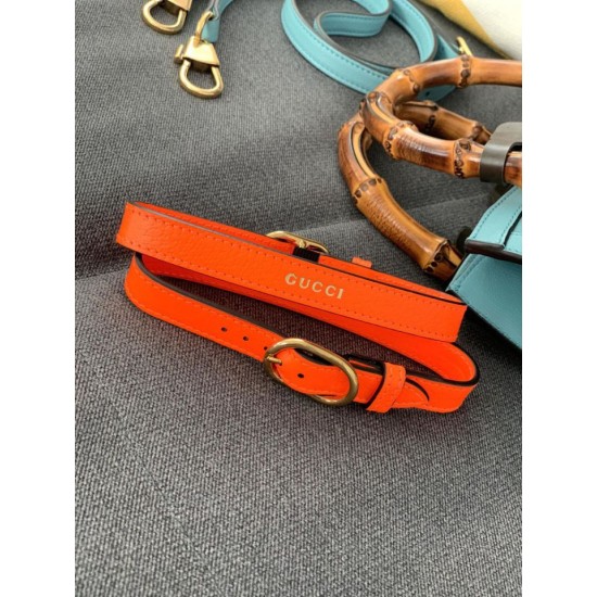 Replica Borsa Diana Mini Tote ‎655661 Azzurro