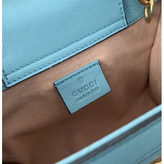 Replica Borsa Diana Mini Tote ‎655661 Azzurro