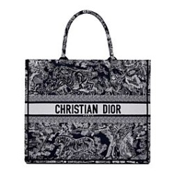 Replica Christian Dior Book Tote blu scuro