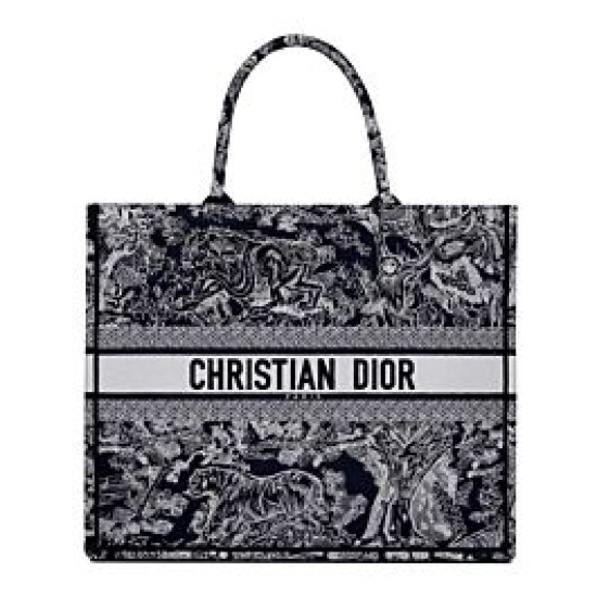 Replica Christian Dior Book Tote blu scuro