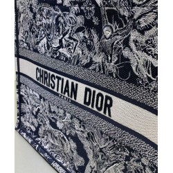 Replica Christian Dior Book Tote blu scuro