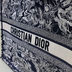 Replica Christian Dior Book Tote blu scuro