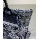 Replica Christian Dior Book Tote blu scuro