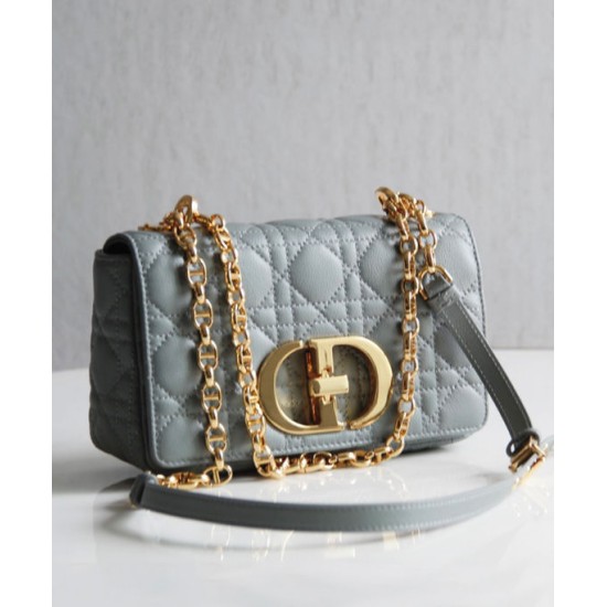 Replica Christian Dior Borsa Dior Caro grigia
