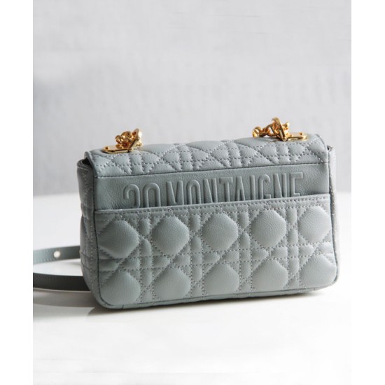 Replica Christian Dior Borsa Dior Caro grigia