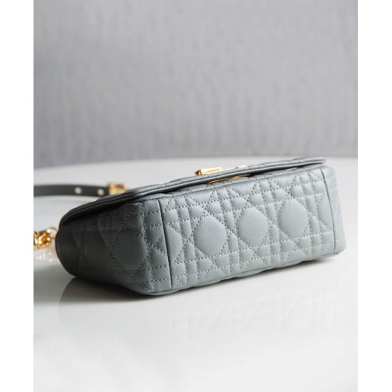 Replica Christian Dior Borsa Dior Caro grigia