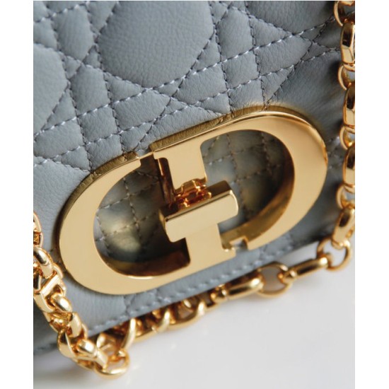 Replica Christian Dior Borsa Dior Caro grigia