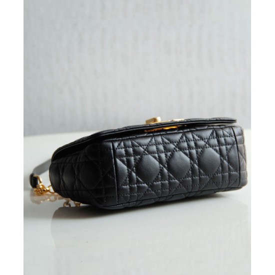 Replica Christian Dior Borsa Dior Caro Nera