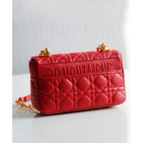 Replica Christian Dior Borsa Dior Caro piccola rossa Replica Christian Dior Borsa Dior Caro piccola rossa