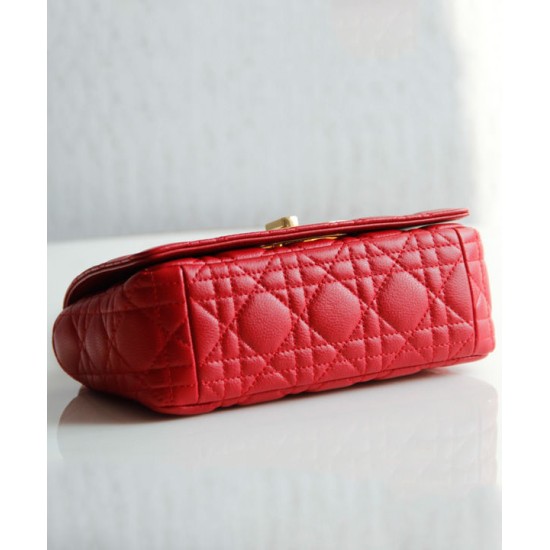 Replica Christian Dior Borsa Dior Caro piccola rossa Replica Christian Dior Borsa Dior Caro piccola rossa