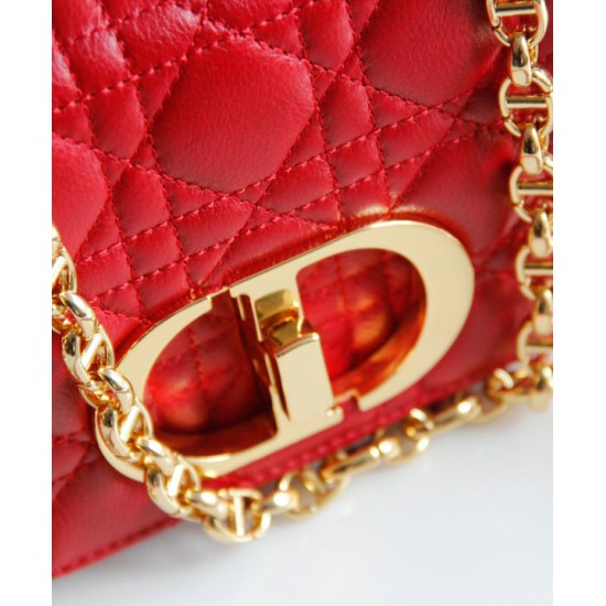 Replica Christian Dior Borsa Dior Caro piccola rossa Replica Christian Dior Borsa Dior Caro piccola rossa