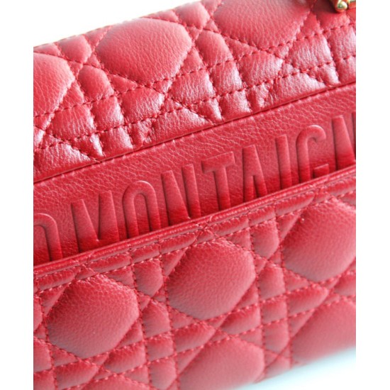 Replica Christian Dior Borsa Dior Caro piccola rossa Replica Christian Dior Borsa Dior Caro piccola rossa