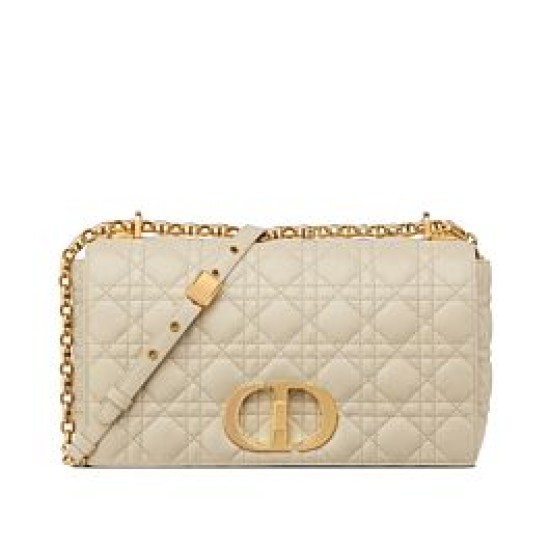 Replica Christian Dior Borsa Dior Caro Large Albicocca