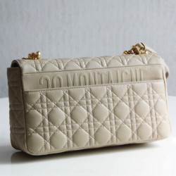 Replica Christian Dior Borsa Dior Caro Large Albicocca