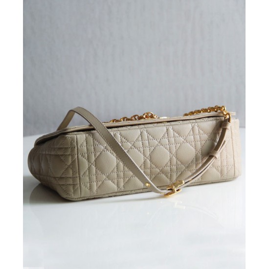 Replica Christian Dior Borsa Dior Caro Large Albicocca