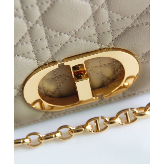 Replica Christian Dior Borsa Dior Caro Large Albicocca