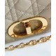 Replica Christian Dior Borsa Dior Caro Large Albicocca