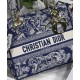 Replica Borsa Christian Dior Medium Lady D-Lite blu scuro