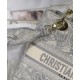 Replica Borsa Christian Dior Medium Lady D-Lite grigia