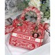 Replica Borsa Christian Dior Medium Lady D-Lite Rossa