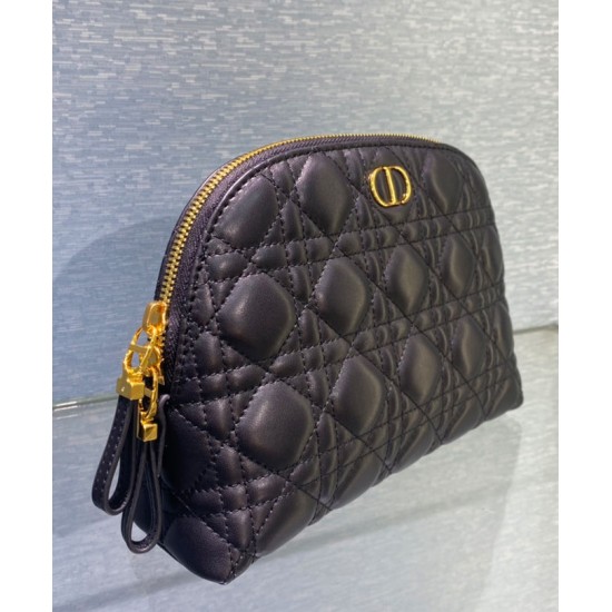 Replica Christian Dior Caro trousse nero
