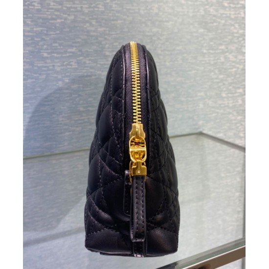 Replica Christian Dior Caro trousse nero