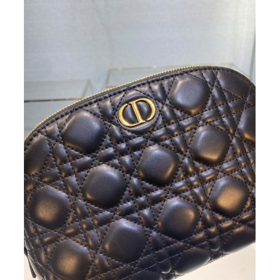 Replica Christian Dior Caro trousse nero
