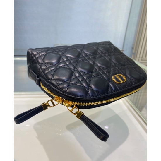 Replica Christian Dior Caro trousse nero