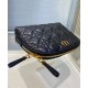 Replica Christian Dior Caro trousse nero