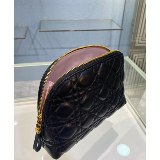 Replica Christian Dior Caro trousse nero